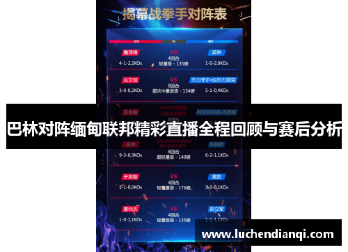 巴林对阵缅甸联邦精彩直播全程回顾与赛后分析